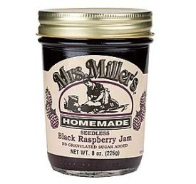 Seedless Black Raspberry Jam (No Sugar Added)