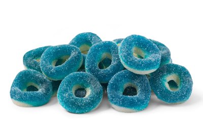 Gummy Blue Raspberry Rings