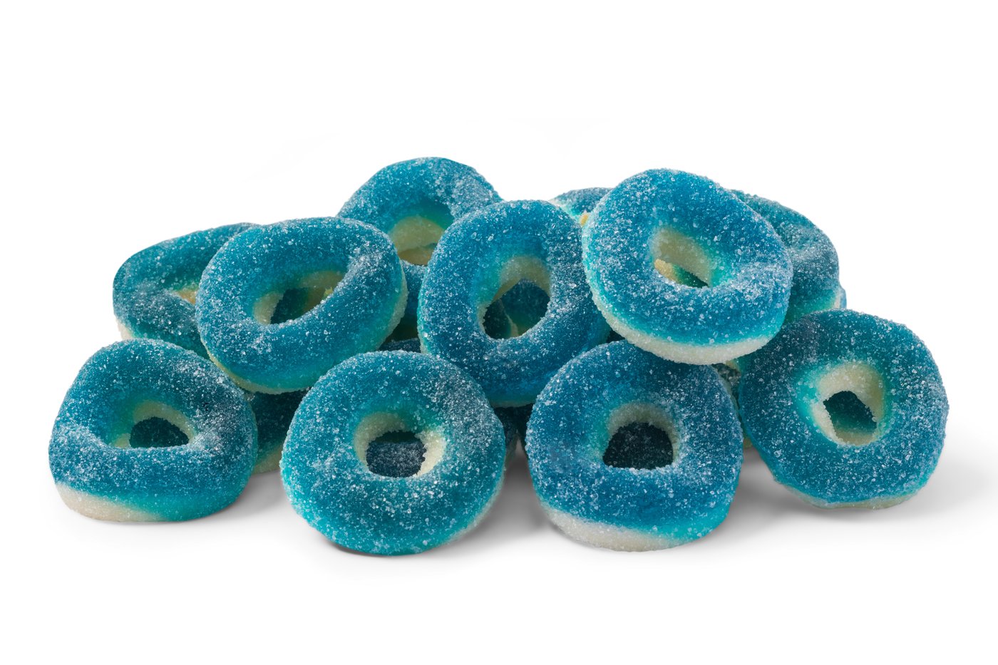 Gummy Blue Raspberry Rings photo