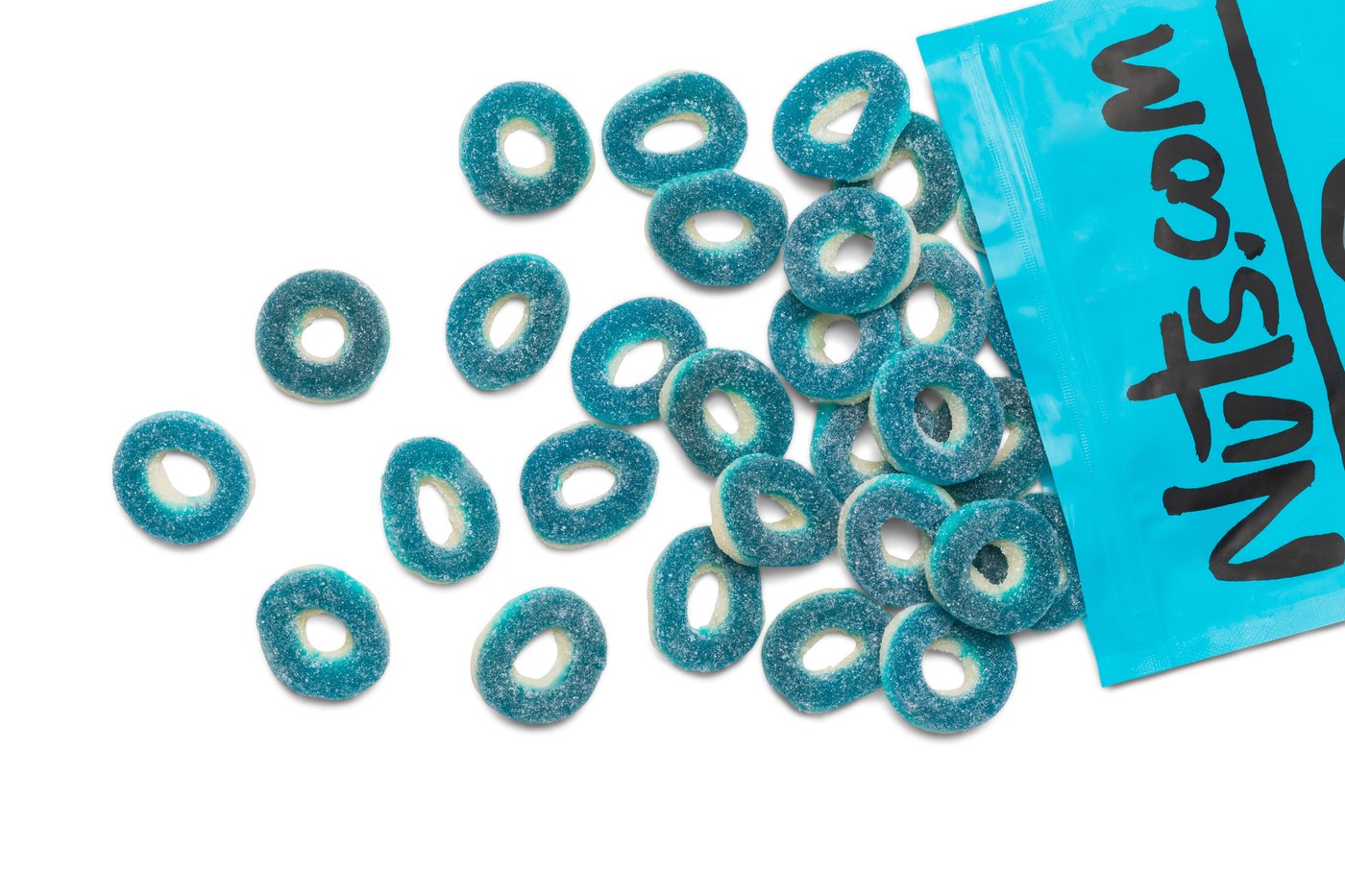 Gummy Blue Raspberry Rings photo