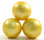 Yellow Shimmer Gumballs - Bubble Gum - Nuts.com