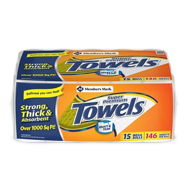 Paper Towels - 1 Case/15 Rolls photo