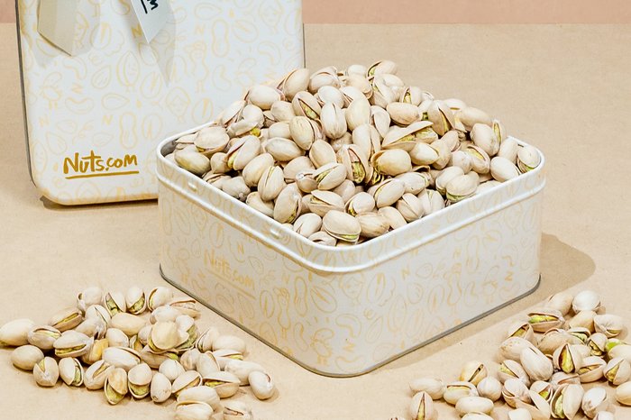 Natural Pistachio Gift Tin (Unsalted) photo