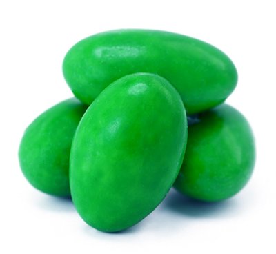 Chocolate Jordan Almonds (Green)