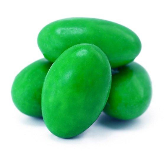 Chocolate Jordan Almonds (Green) photo
