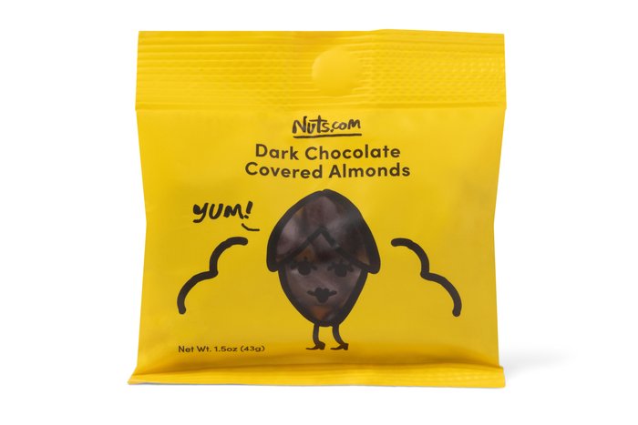 Dark Chocolate Covered Almonds - Single Serve photo