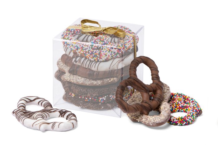Gourmet Chocolate Pretzel Gift Box image normal