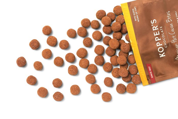 Kopper's Dark Chocolate Iced Coffee Bites, 4 oz.