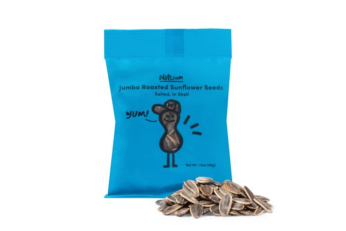 Jumbo Roasted Sunflower Seeds (Salted, In Shell) - Single Serve photo