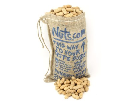 Burlap Bag of Peanuts