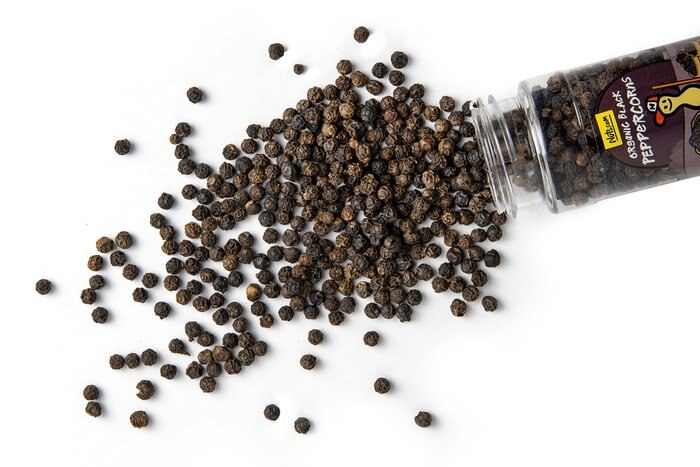 Organic Black Peppercorns photo