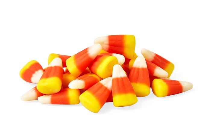 halloween candy pile