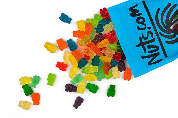 12 Colors / Flavors Gummy Bears by the pound or in bulk