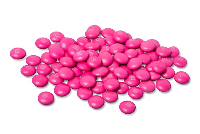 Dark Pink M&M's Chocolate Candy