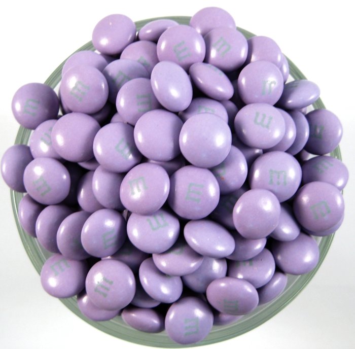 m&ms purple