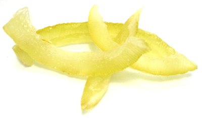 Glazed Lemon Peel