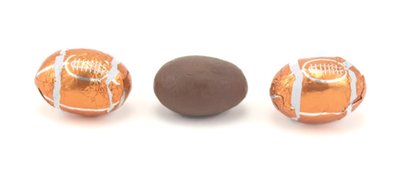 Chocolate Foil Footballs