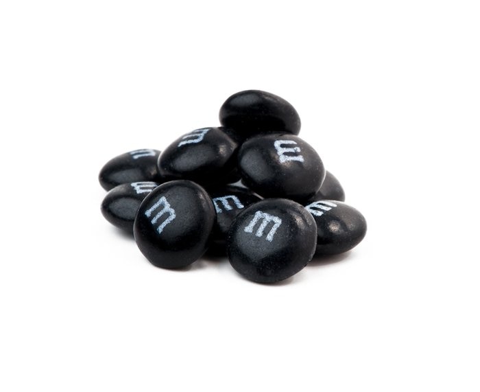 Black M&M's Chocolate Candy