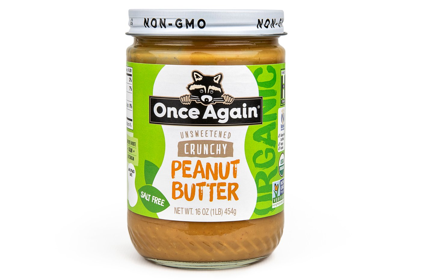 Organic Peanut Butter (Crunchy, Unsalted) image zoom