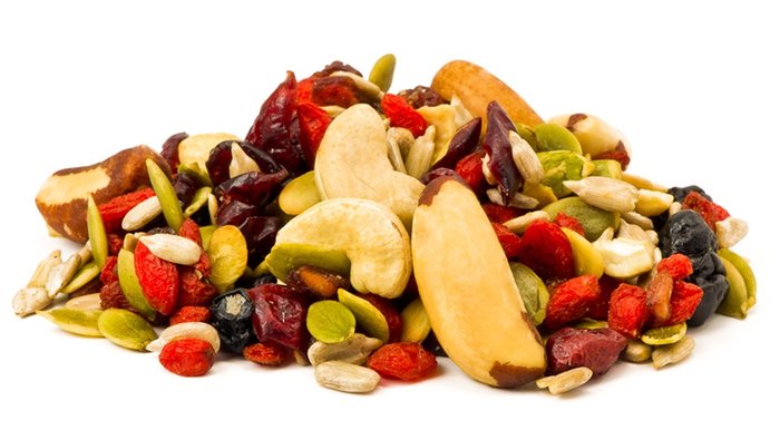 Bulk Case 12 - 20 oz. Tins Deluxe Nut Mix | Whitley's Peanut Factory