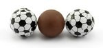 Image 1 - Chocolate Foil Soccer Balls photo