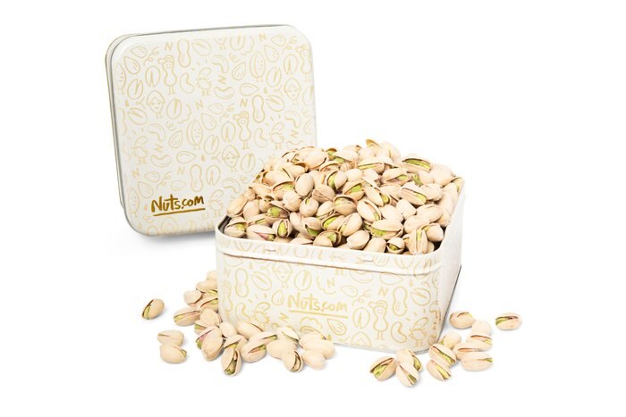 Natural Pistachio Gift Tin (Lightly Salted) photo
