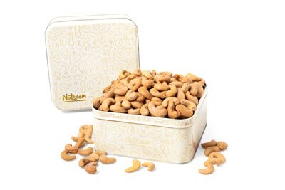 Jumbo Cashews Gift Tin (Unsalted)