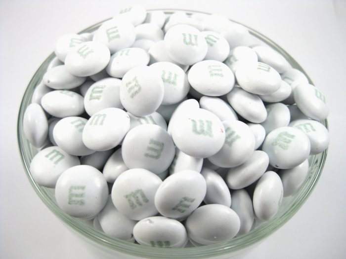 White M&M's