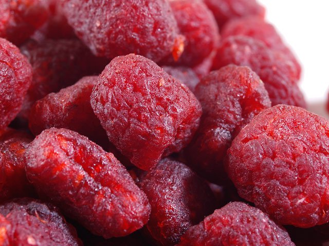 Dried Red Raspberries photo