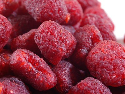 Dried Red Raspberries