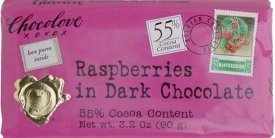Chocolove Dark Chocolate with Raspberries Bar image normal