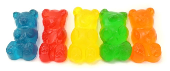 Jumbo Gummy Bears.