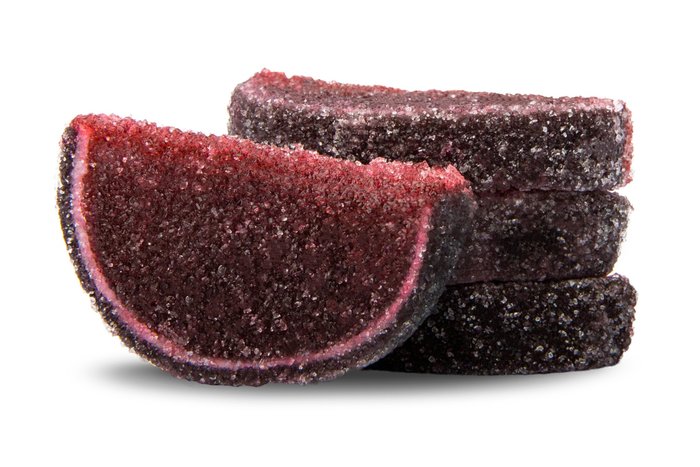 Black Cherry Fruit Slices - Chocolates & Sweets 