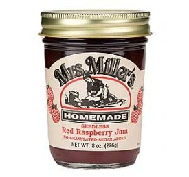 Seedless Red Raspberry Jam (No Sugar Added)