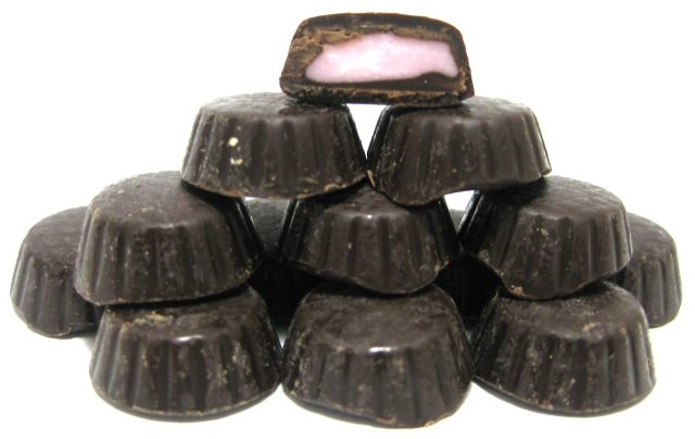 Mini Dark Chocolate Raspberry Cups photo