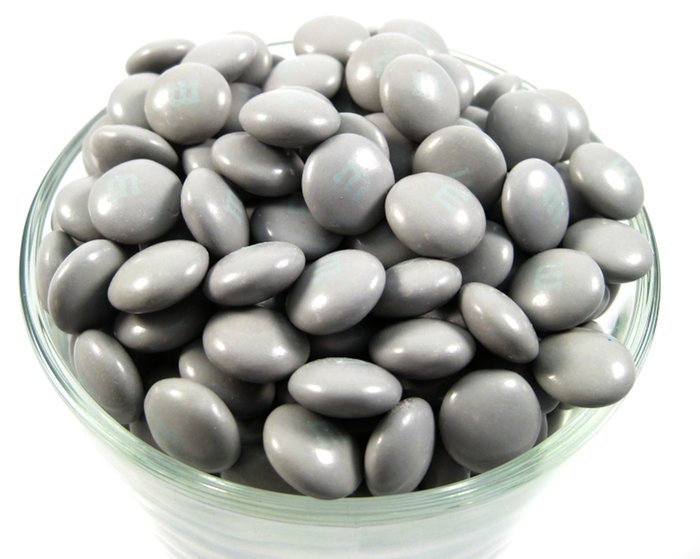 Silver M&M's ® photo