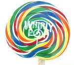 Image 1 - Rainbow Whirly Pop (3 inches) photo