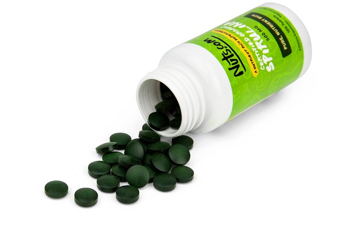 Organic Spirulina Tablets photo
