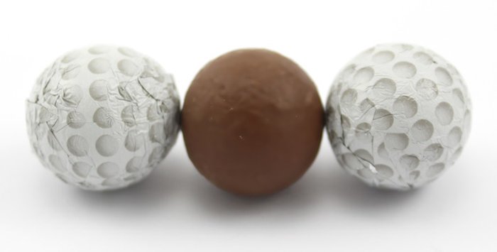 Chocolate Foil Golf Balls image normal