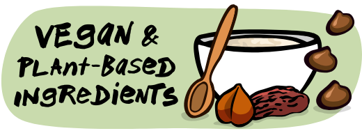 Vegan plant-based ingredients